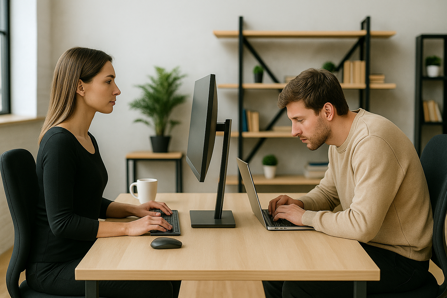 Najczęstsze wady postawy u osób pracujących w trybie siedzącym